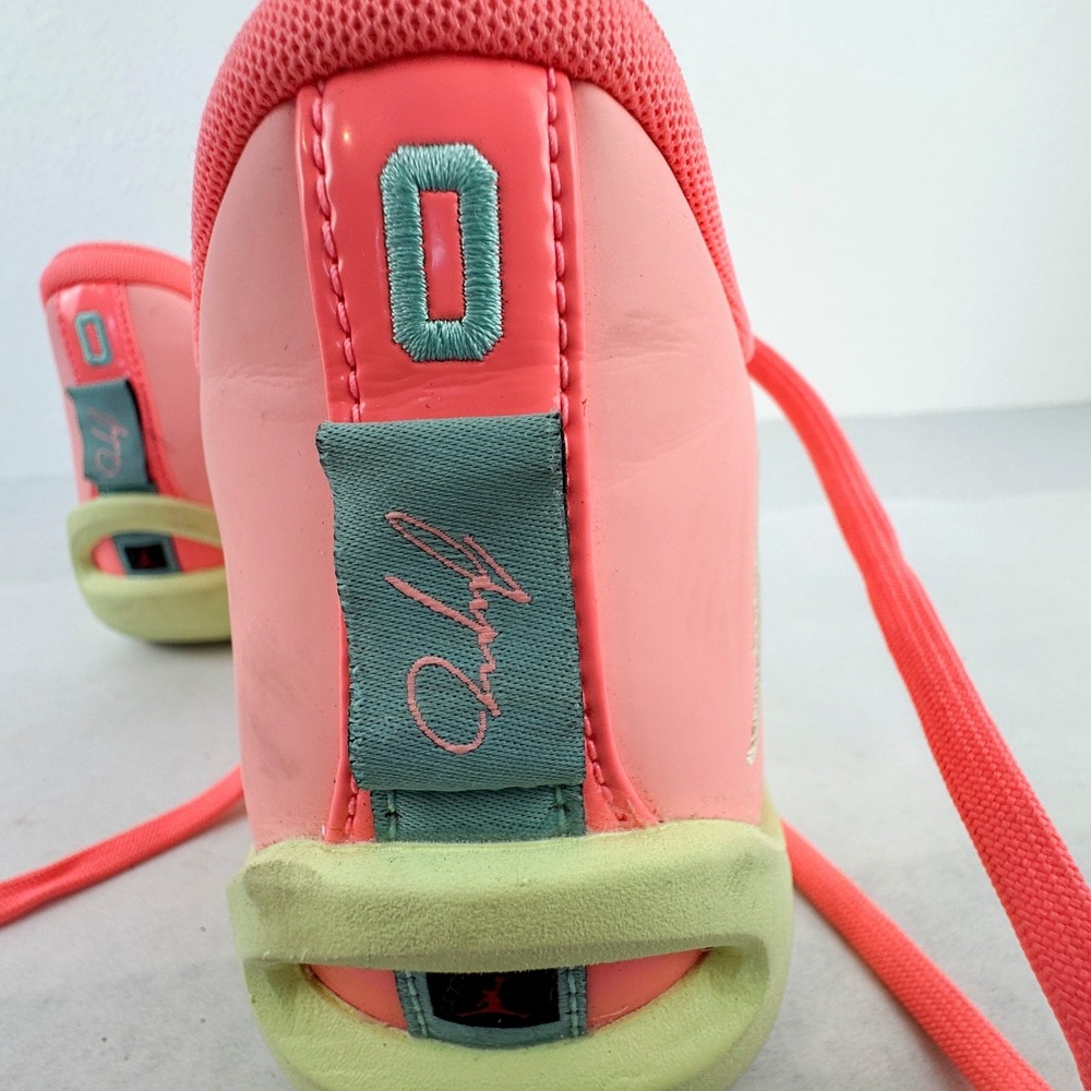 Jordan Tatum 1 Pink Lemonade Basketball Shoes Pink Tint Aurora Green DX5571-600 - Picture 8 of 12